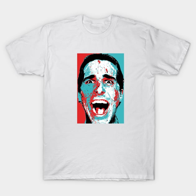 American Psycho Patrick Bateman Scream T-Shirt by Visionary Canvas